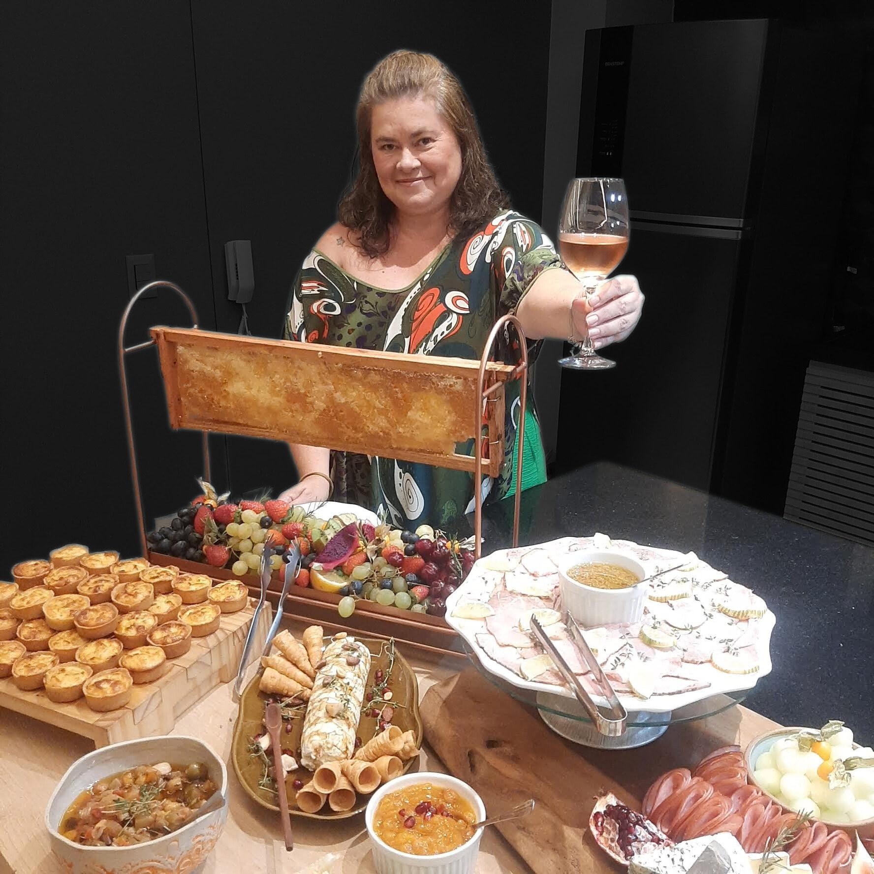 Ju assis, fundadora da Alecrim Gastronomia Criativa